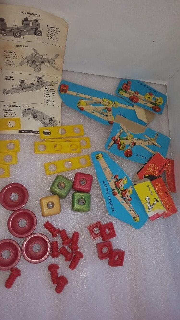1950's Vintage Kohner Nuts N Bolts Set Rare
